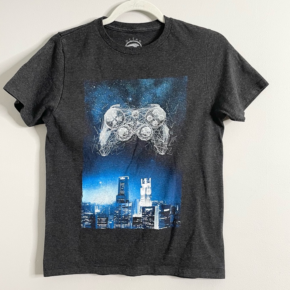 OCEAN CURRENT Boy’s Video Game Controller Constellation T-Shirt